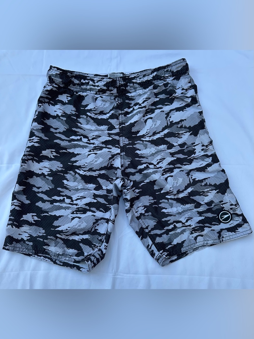 Speedo Boys Camo Swim Trunks Size Large 10/12